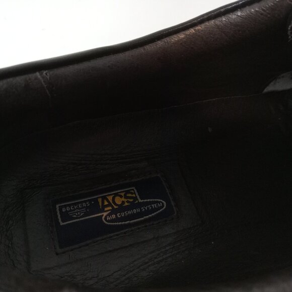Dockers ACS Air Cushioned System Mens US 10.5 M Leather Shoes Loafers Black - Picture 7 of 14